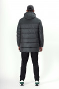 Оптом Куртка удлинённая мужская зимняя цвета хаки 2237Kh в Екатеринбурге, фото 6