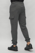 Оптом Брюки джоггеры спортивные с карманами мужские серого цвета 224Sr в Екатеринбурге, фото 9