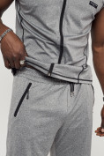 Оптом Спортивный костюм летний мужской светло-серого цвета 22610SS в Тюмени, фото 10