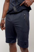 Оптом Спортивный костюм летний мужской темно-синего цвета 22610TS, фото 13