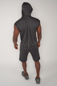 Оптом Спортивный костюм летний мужской темно-серого цвета 2264TC в Новосибирске, фото 14