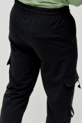 Оптом Штаны джоггеры мужские черного цвета 2266Ch, фото 10