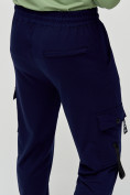 Оптом Штаны джоггеры мужские темно-синего цвета 2266TS в Перми, фото 10