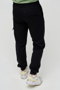 Оптом Трикотажные брюки мужские черного цвета 2269Ch, фото 7