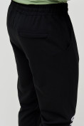 Оптом Трикотажные брюки мужские черного цвета 2269Ch в Перми, фото 8