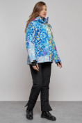 Оптом Горнолыжная куртка женская зимняя большого размера разноцветного цвета 2270-1Rz в Екатеринбурге, фото 12
