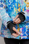 Оптом Горнолыжная куртка женская зимняя большого размера разноцветного цвета 2270-1Rz в Екатеринбурге, фото 5