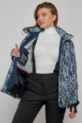 Оптом Горнолыжная куртка женская зимняя большого размера темно-серого цвета 2270-1TC в Екатеринбурге, фото 10