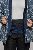 Оптом Горнолыжная куртка женская зимняя большого размера темно-серого цвета 2270-1TC в Екатеринбурге, фото 9