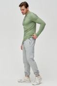 Оптом Трикотажные брюки мужские серого цвета 2270Sr в Перми, фото 3