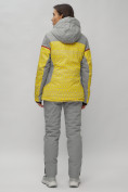 Оптом Горнолыжная куртка женская зимняя великан желтого цвета 2272-1J в Сочи, фото 18