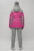 Оптом Горнолыжная куртка женская зимняя великан розового цвета 2272-1R в Челябинске, фото 16