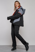 Оптом Горнолыжная куртка женская зимняя большого размера черного цвета 2272-3Ch в Екатеринбурге, фото 21