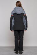 Оптом Горнолыжная куртка женская зимняя большого размера черного цвета 2272-3Ch в Екатеринбурге, фото 5