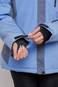 Оптом Горнолыжная куртка женская зимняя большого размера фиолетового цвета 2272-3F в Екатеринбурге, фото 5