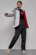 Оптом Горнолыжная куртка женская зимняя белого цвета 2272Bl в Сочи, фото 12