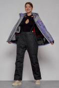 Оптом Горнолыжная куртка женская зимняя фиолетового цвета 2272F в  Красноярске, фото 5