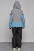 Оптом Горнолыжная куртка женская зимняя голубого цвета 2272Gl, фото 6