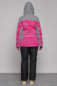 Оптом Горнолыжная куртка женская зимняя розового цвета 2272R в Челябинске, фото 11