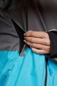 Оптом Горнолыжная куртка женская зимняя большого размера голубого цвета 2278Gl в Екатеринбурге, фото 10