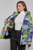 Оптом Горнолыжная куртка женская зимняя большого размера разноцветные 2278Rz в Екатеринбурге, фото 11