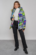 Оптом Горнолыжная куртка женская зимняя большого размера разноцветные 2278Rz в Екатеринбурге, фото 13