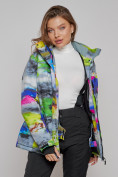 Оптом Горнолыжная куртка женская зимняя большого размера разноцветные 2278Rz в Екатеринбурге, фото 14