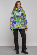 Оптом Горнолыжная куртка женская зимняя большого размера разноцветные 2278Rz в Екатеринбурге, фото 19