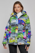 Оптом Горнолыжная куртка женская зимняя большого размера разноцветные 2278Rz в Екатеринбурге, фото 2