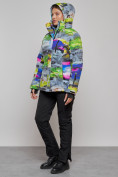 Оптом Горнолыжная куртка женская зимняя большого размера разноцветные 2278Rz в Екатеринбурге, фото 22