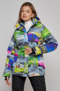 Оптом Горнолыжная куртка женская зимняя большого размера разноцветные 2278Rz в Екатеринбурге, фото 4