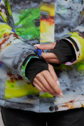 Оптом Горнолыжная куртка женская зимняя большого размера разноцветные 2278Rz в Екатеринбурге, фото 6