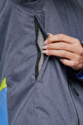 Оптом Горнолыжная куртка женская зимняя большого размера синего цвета 2282-1S в Екатеринбурге, фото 10