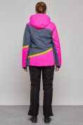 Оптом Горнолыжная куртка женская зимняя розового цвета 2282R в Екатеринбурге, фото 15