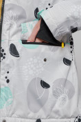 Оптом Горнолыжная куртка женская зимняя серого цвета 2302-1Sr в Казани, фото 8