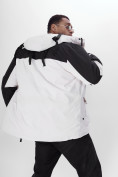 Оптом Горнолыжная куртка MTFORCE мужская белого цвета 2302Bl в Казани, фото 10