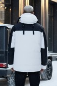 Оптом Горнолыжная куртка MTFORCE мужская белого цвета 2302Bl, фото 4