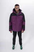 Оптом Горнолыжная куртка MTFORCE мужская фиолетового цвета 2302F, фото 11