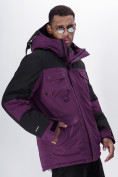 Оптом Горнолыжная куртка MTFORCE мужская фиолетового цвета 2302F, фото 13