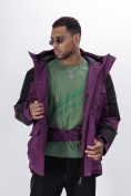 Оптом Горнолыжная куртка MTFORCE мужская фиолетового цвета 2302F в Екатеринбурге, фото 17