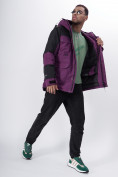 Оптом Горнолыжная куртка MTFORCE мужская фиолетового цвета 2302F, фото 24