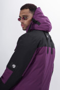 Оптом Горнолыжная куртка MTFORCE мужская фиолетового цвета 2302F, фото 28