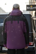 Оптом Горнолыжная куртка MTFORCE мужская фиолетового цвета 2302F, фото 2