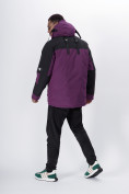 Оптом Горнолыжная куртка MTFORCE мужская фиолетового цвета 2302F в Казани, фото 4