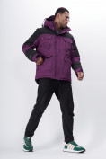 Оптом Горнолыжная куртка MTFORCE мужская фиолетового цвета 2302F в Казани, фото 7