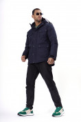 Оптом Горнолыжная куртка MTFORCE мужская темно-синего цвета 2302TS в Казани, фото 12
