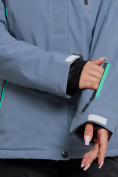 Оптом Горнолыжная куртка женская зимняя серого цвета 2305Sr в Екатеринбурге, фото 5