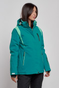 Оптом Горнолыжная куртка женская зимняя темно-зеленого цвета 2305TZ в Екатеринбурге, фото 2