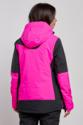 Оптом Горнолыжная куртка женская зимняя розового цвета 2306R в Екатеринбурге, фото 4