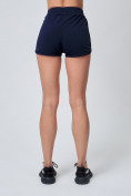 Оптом Спортивные женские шорты темно-синего цвета 212308TS, фото 10
